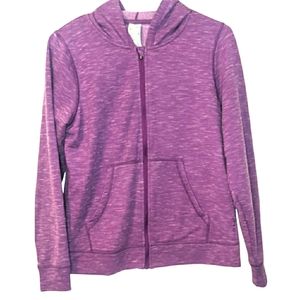 🍁 3/$15 Head Purple Zip Up Hoodie Large